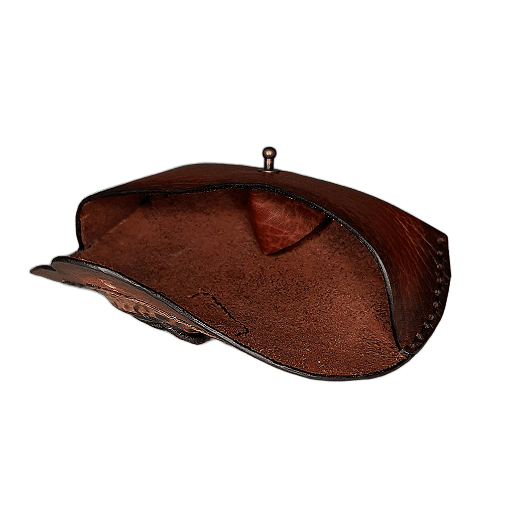 Leather glasses case handmade