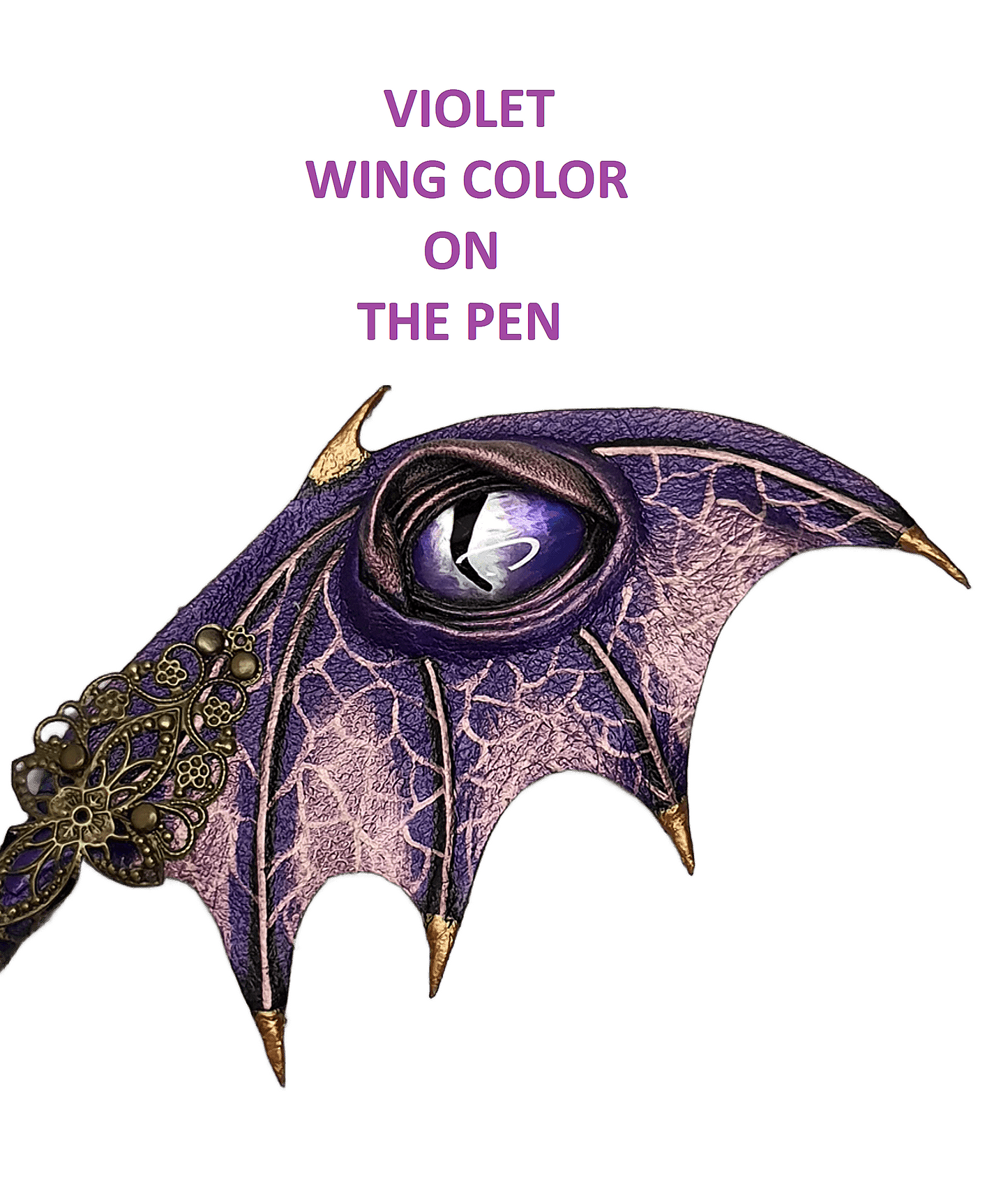 Leather pen handmade