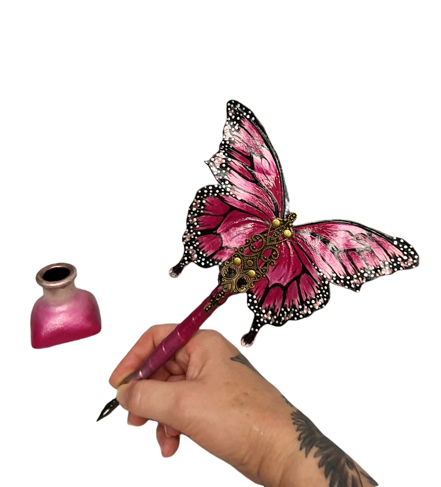 Leather pen handmade