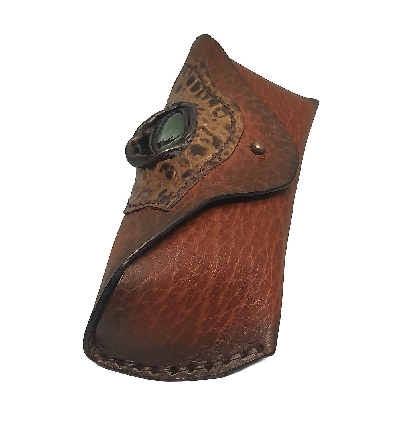 Leather glasses case handmade