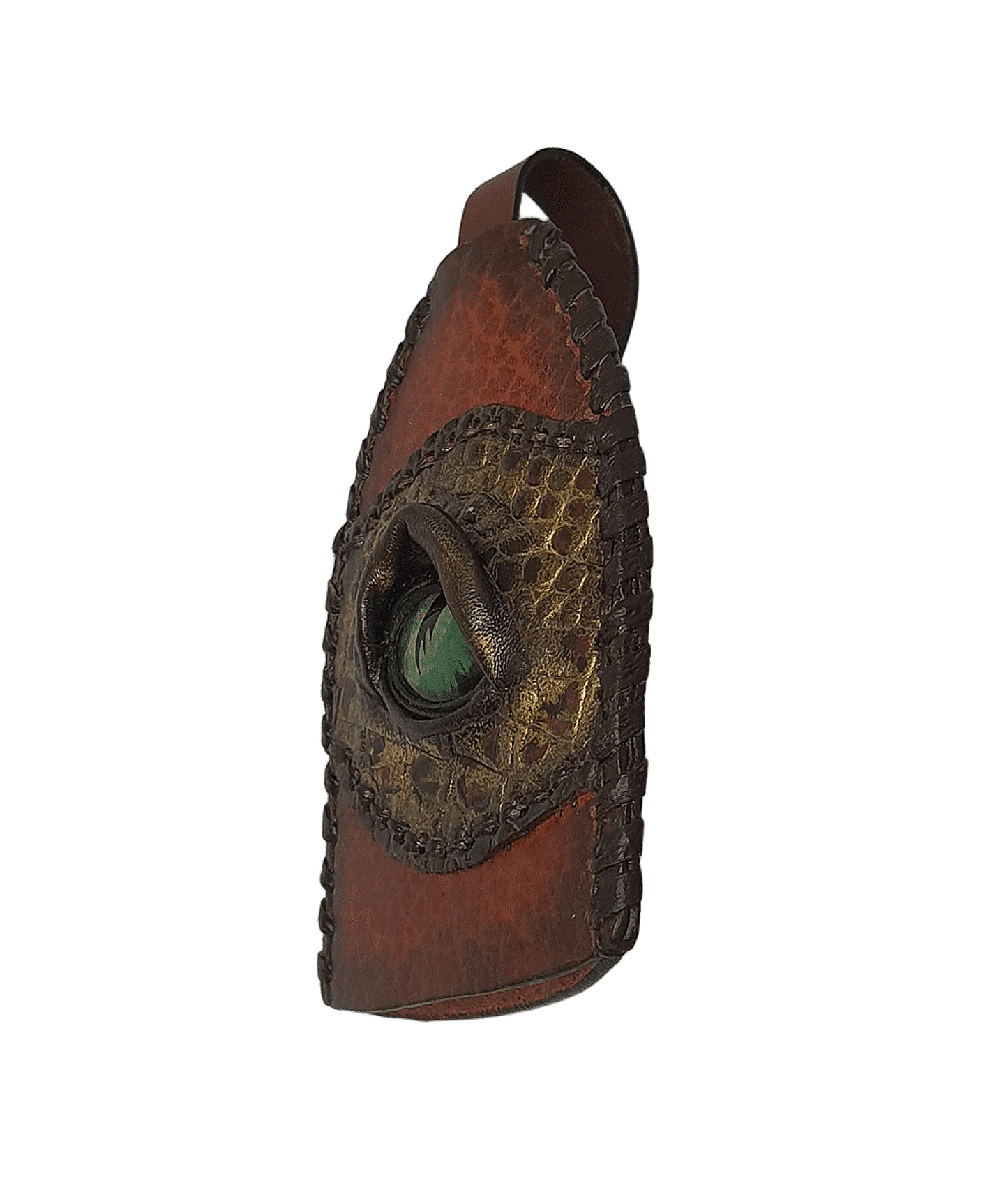 Leather key case handmade