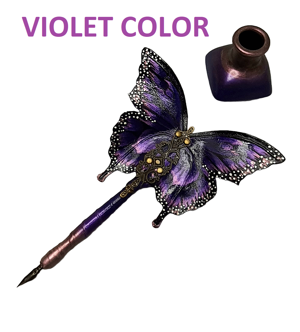 Leather pen handmade