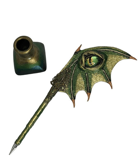 Leather pen handmade