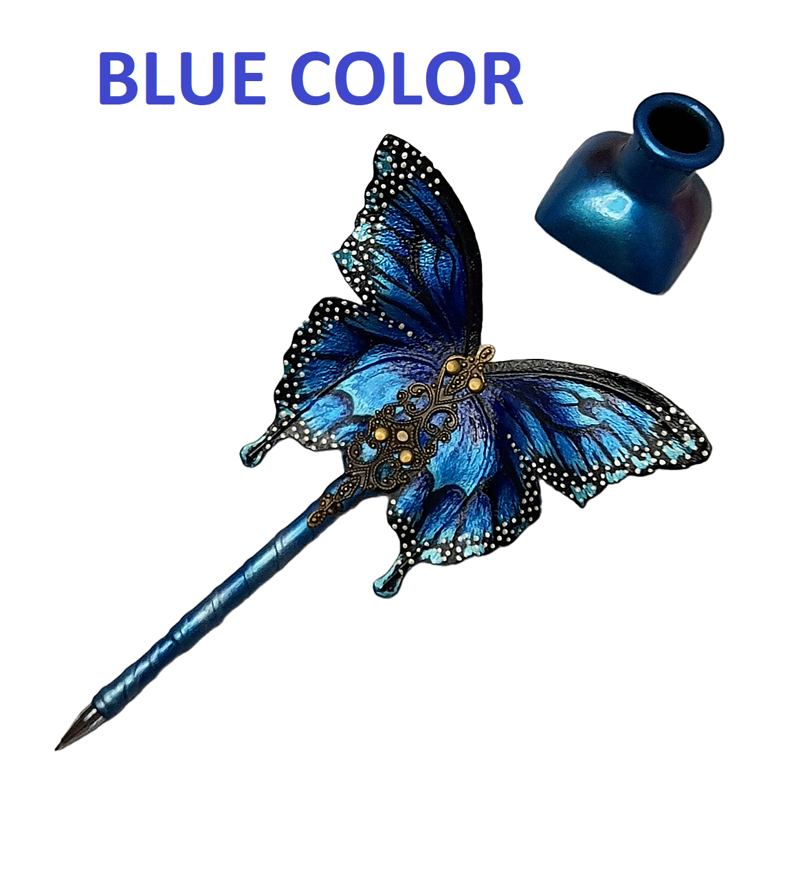 Leather pen handmade