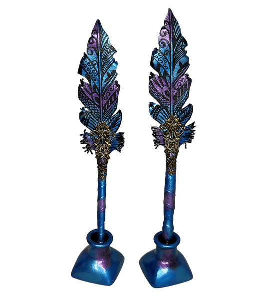 Leather pen handmade