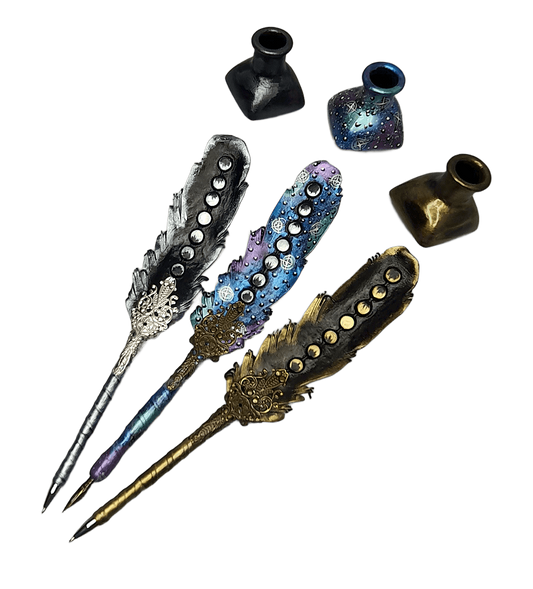 Leather pen handmade