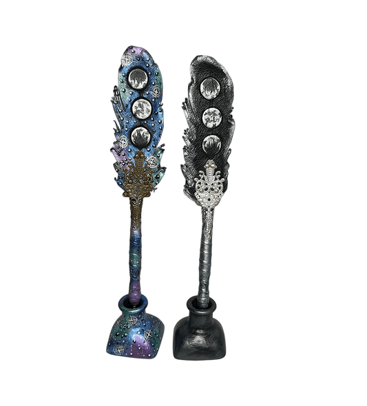 Leather pen handmade