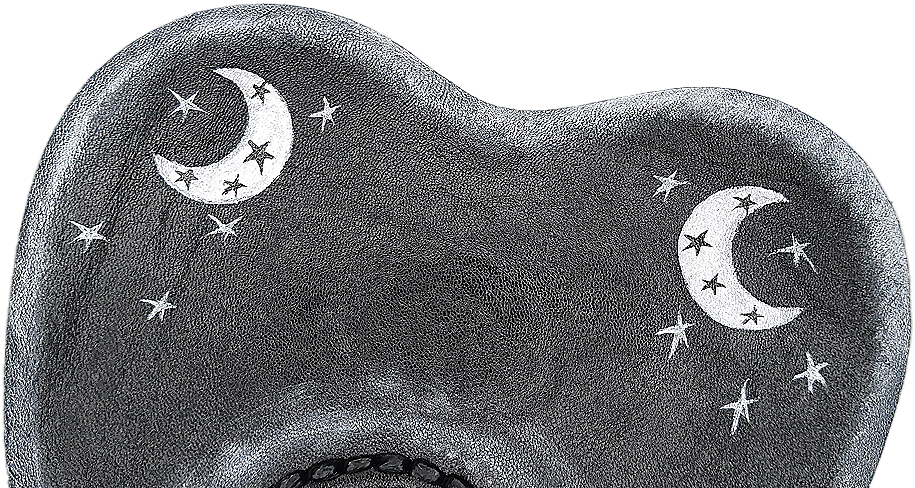 Leather hand fan handmade