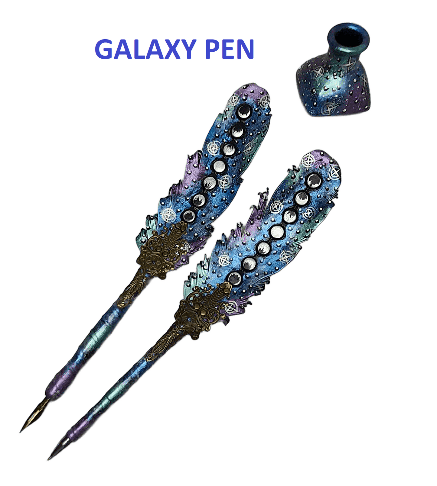 Leather pen handmade