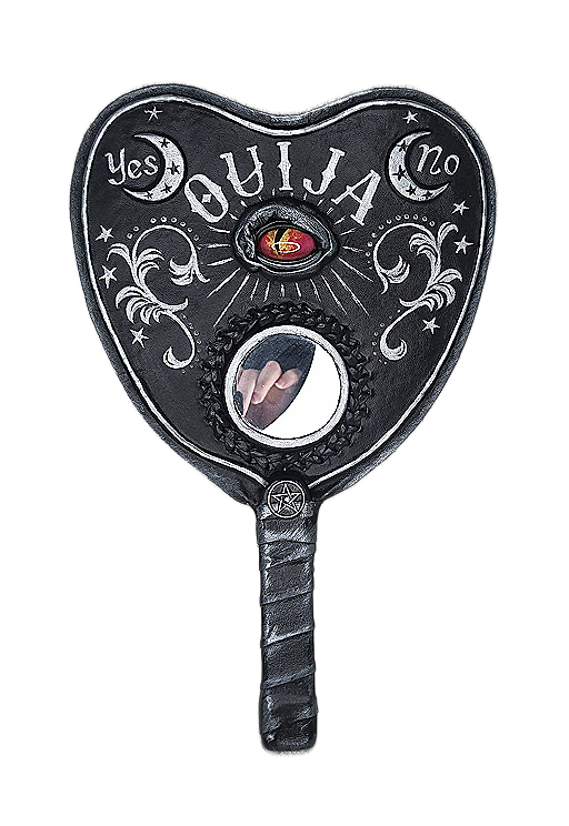 Leather hand fan handmade